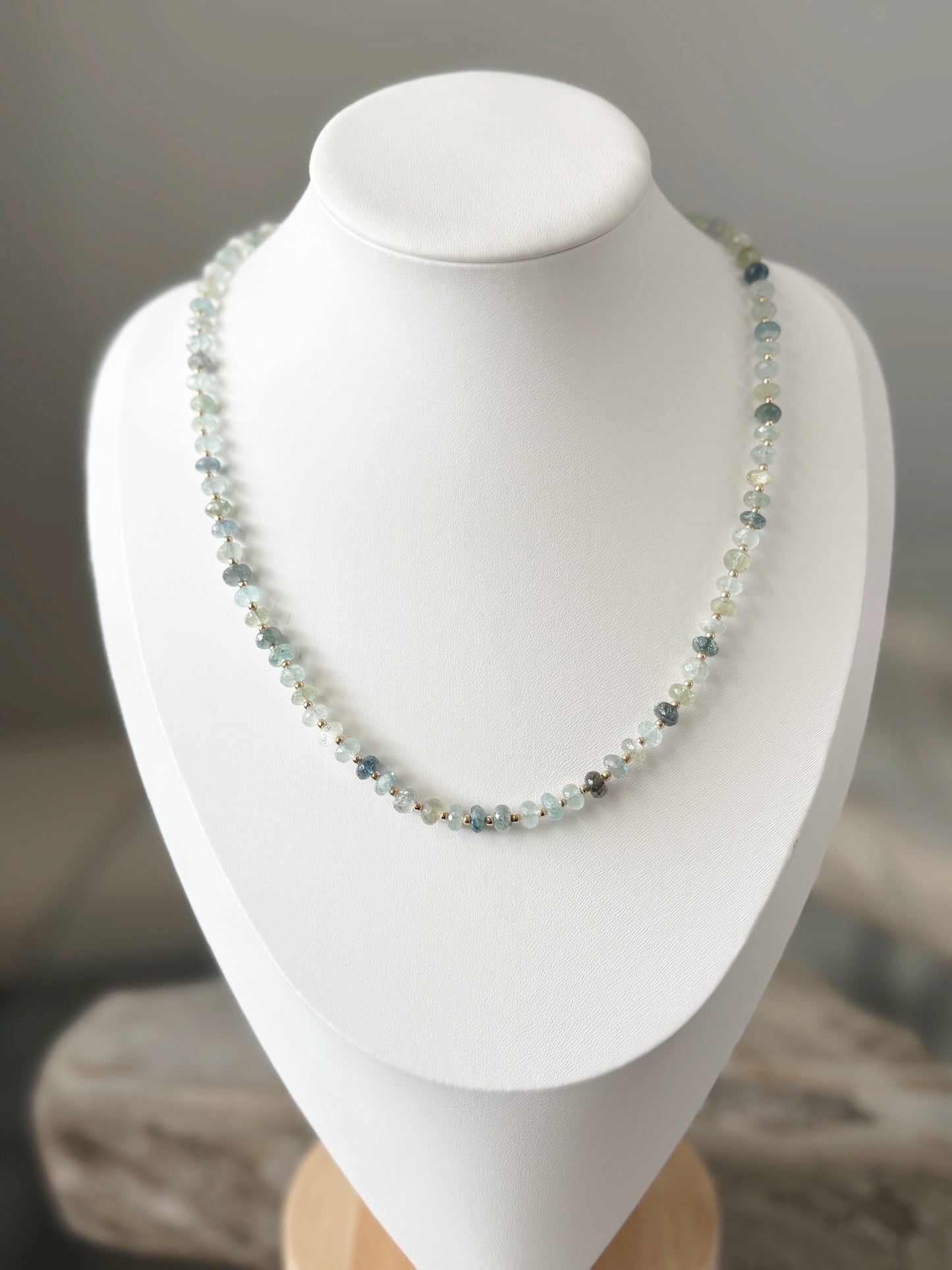 Moss Aquamarine Necklace