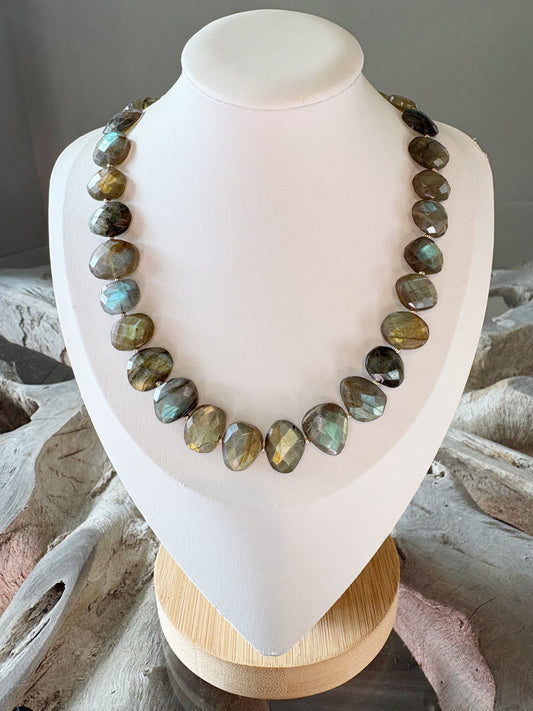Faceted Labradorite Necklace