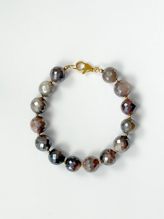 Chocolate Moonstone Bracelet