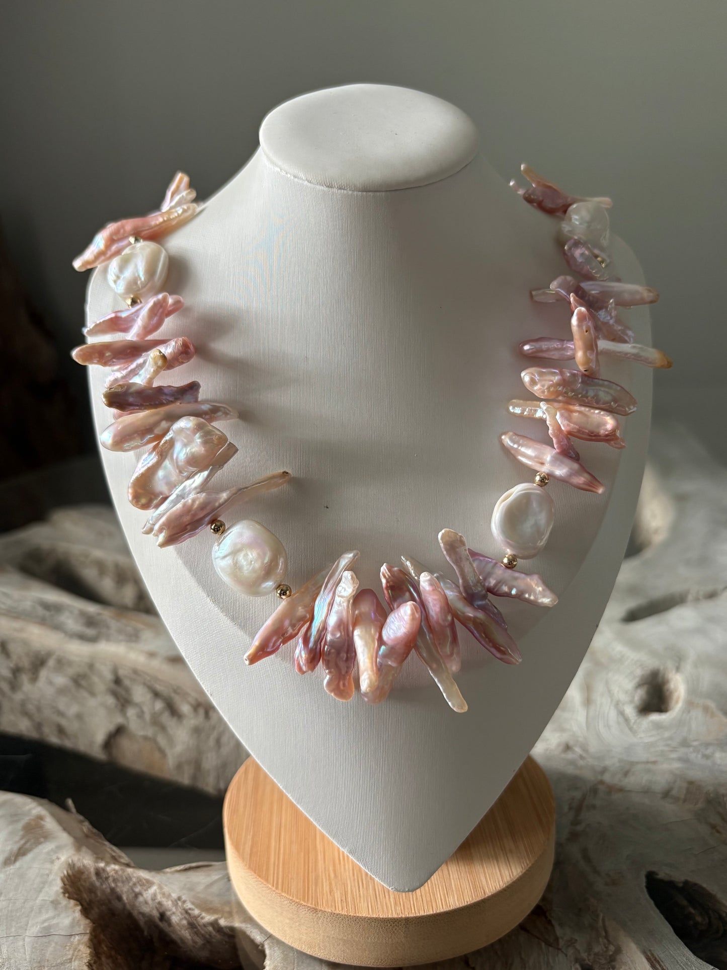 Pink Pearl Necklace