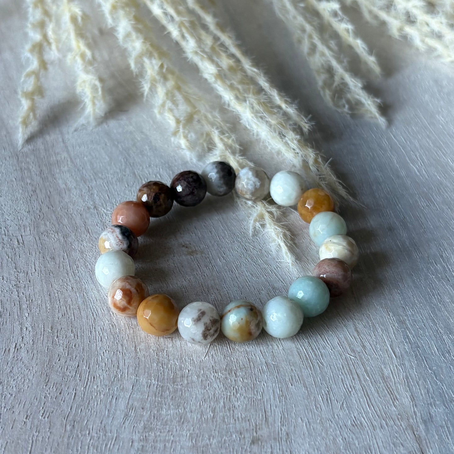 Faceted Amazonite Bracelet
