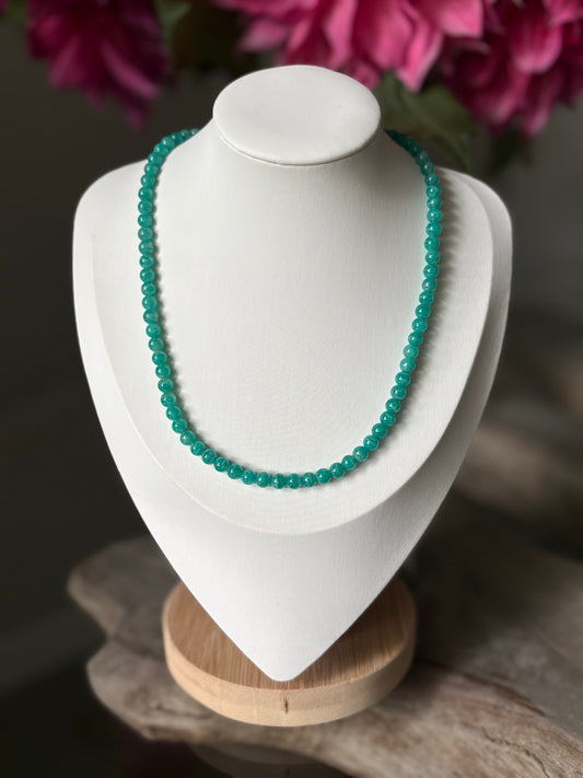 Amazonite round Necklace