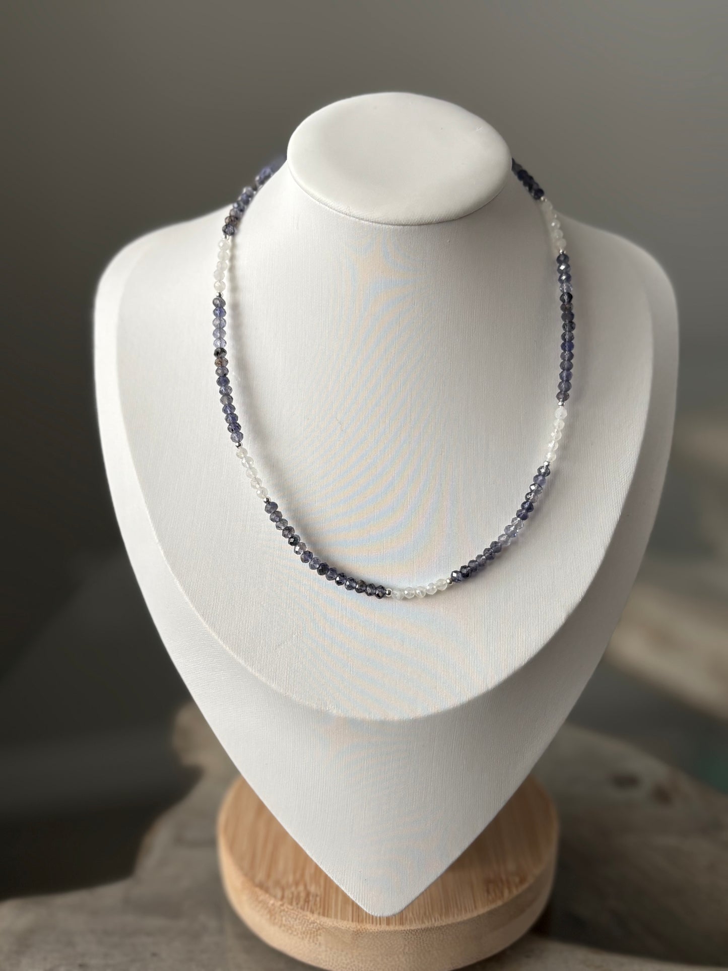 Iolite and Moonstone Necklace
