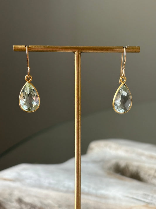 Prasiolite Earrings