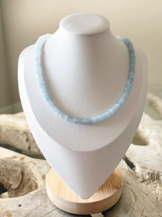 Baby Blue Jade Necklace