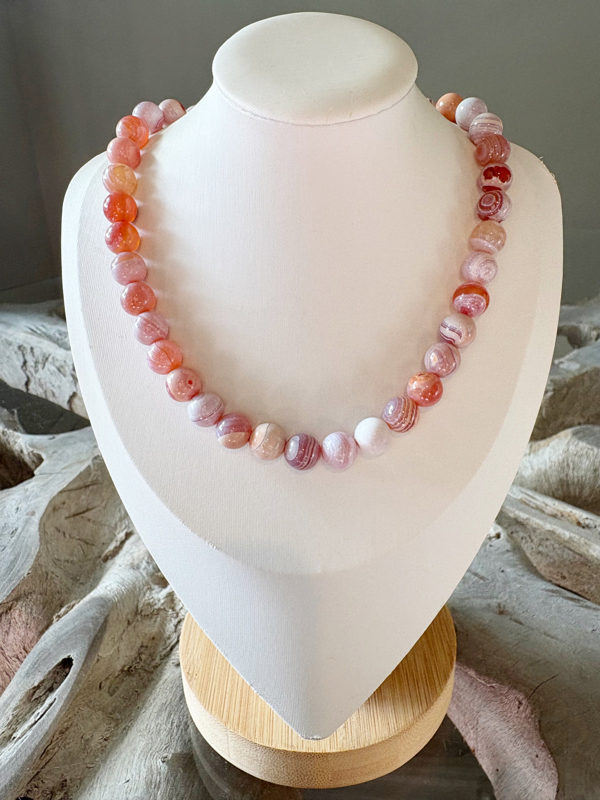 Red Fire Agate Necklace