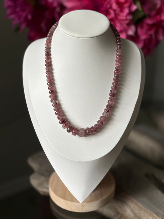 Strawberry Quartz Necklace