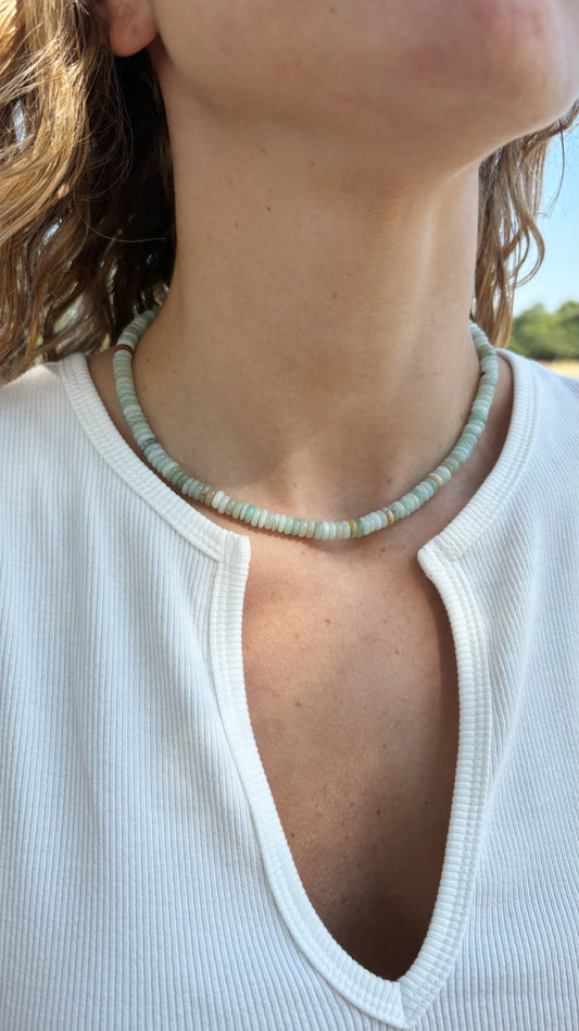 Light Amazonite Necklace