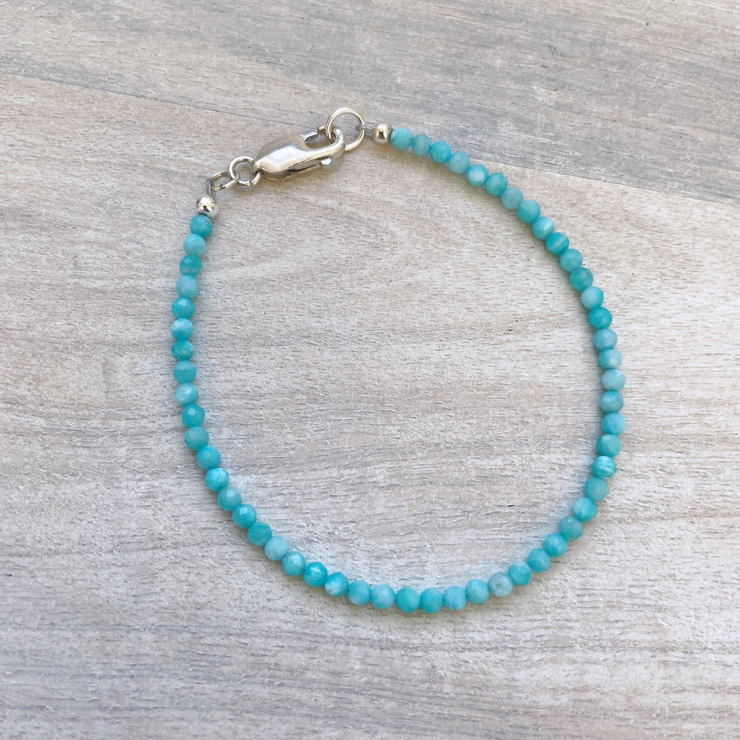Simple Amazonite Bracelet 8"