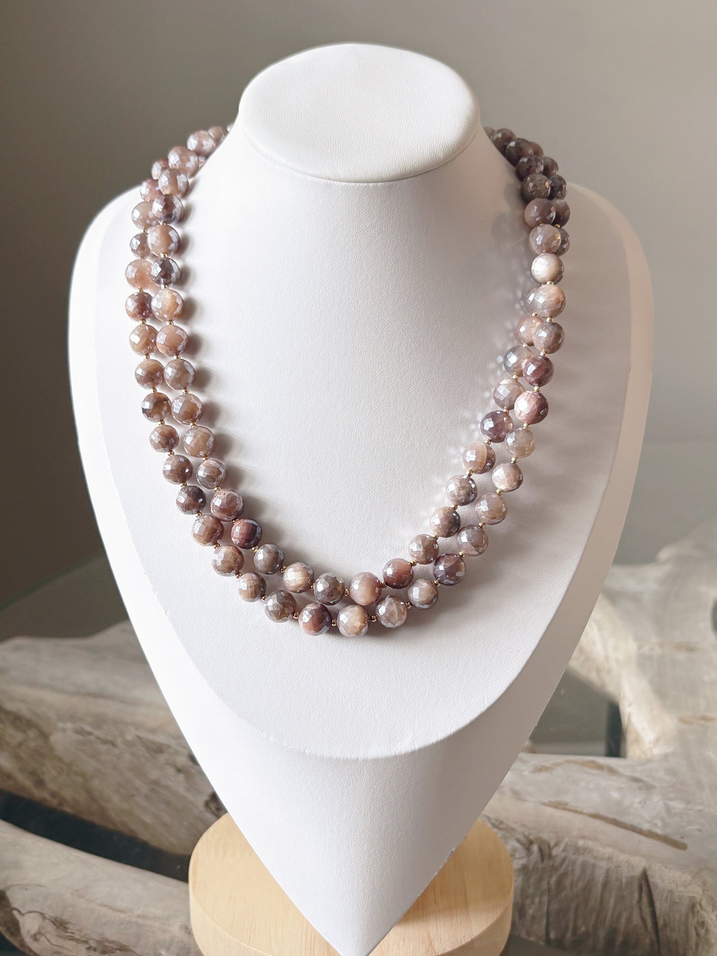 Chocolate Moonstone Necklace