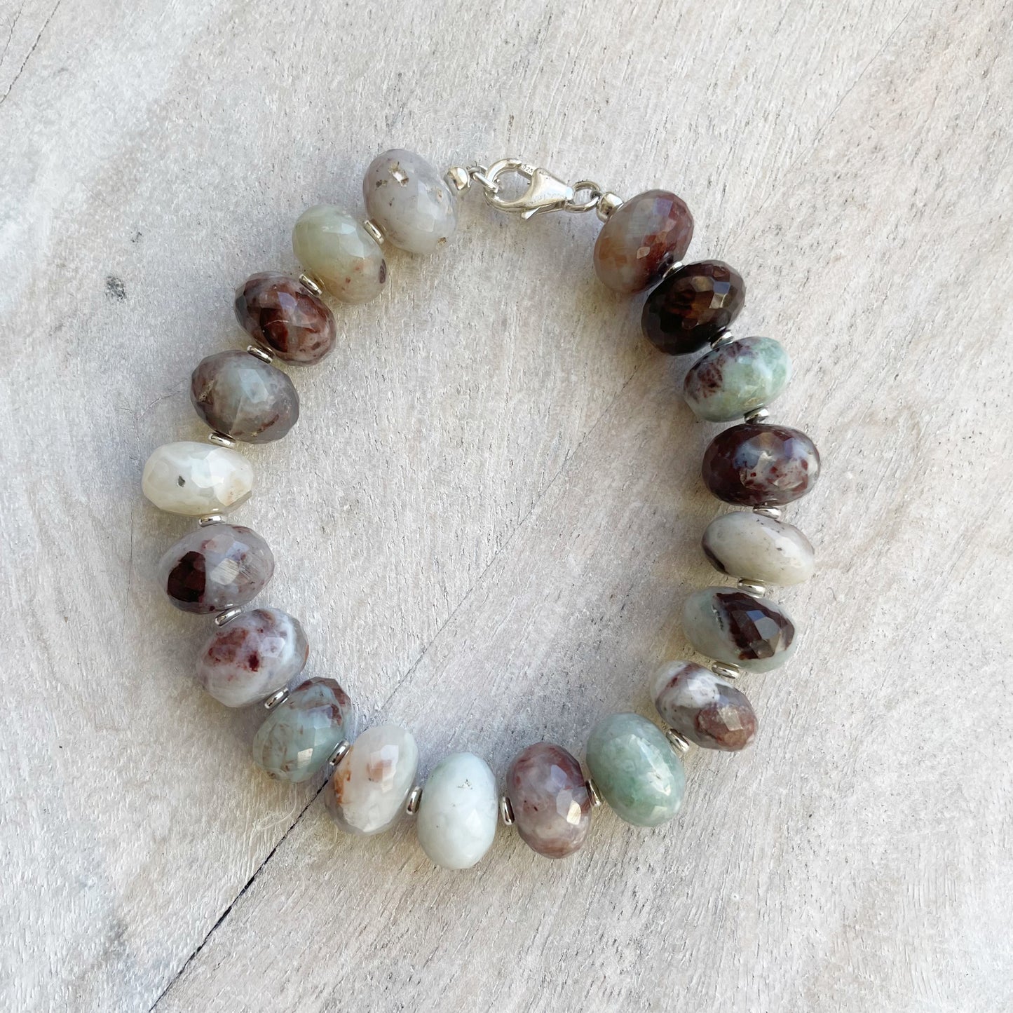 Multi Chalcedony Bracelet