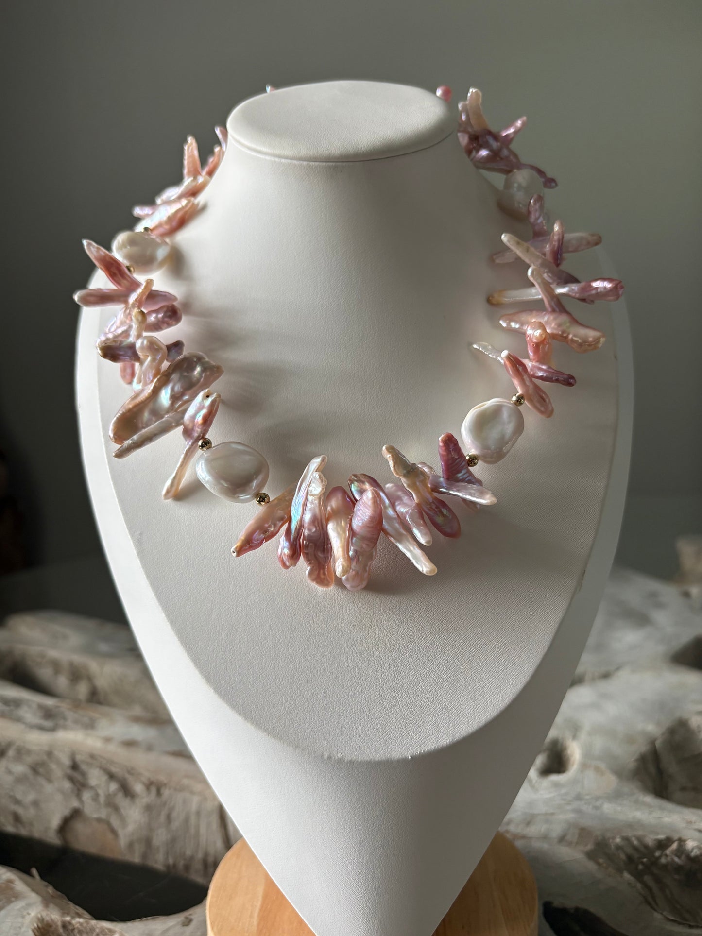 Pink Pearl Necklace