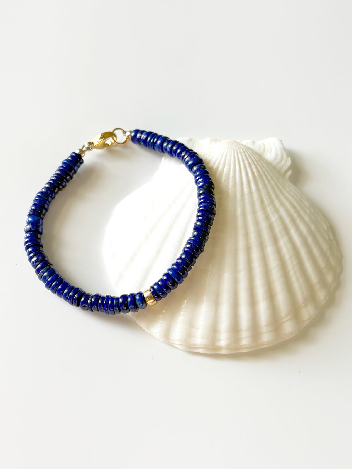 Lapis Gold Bracelet