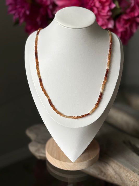 Hessonite Necklace