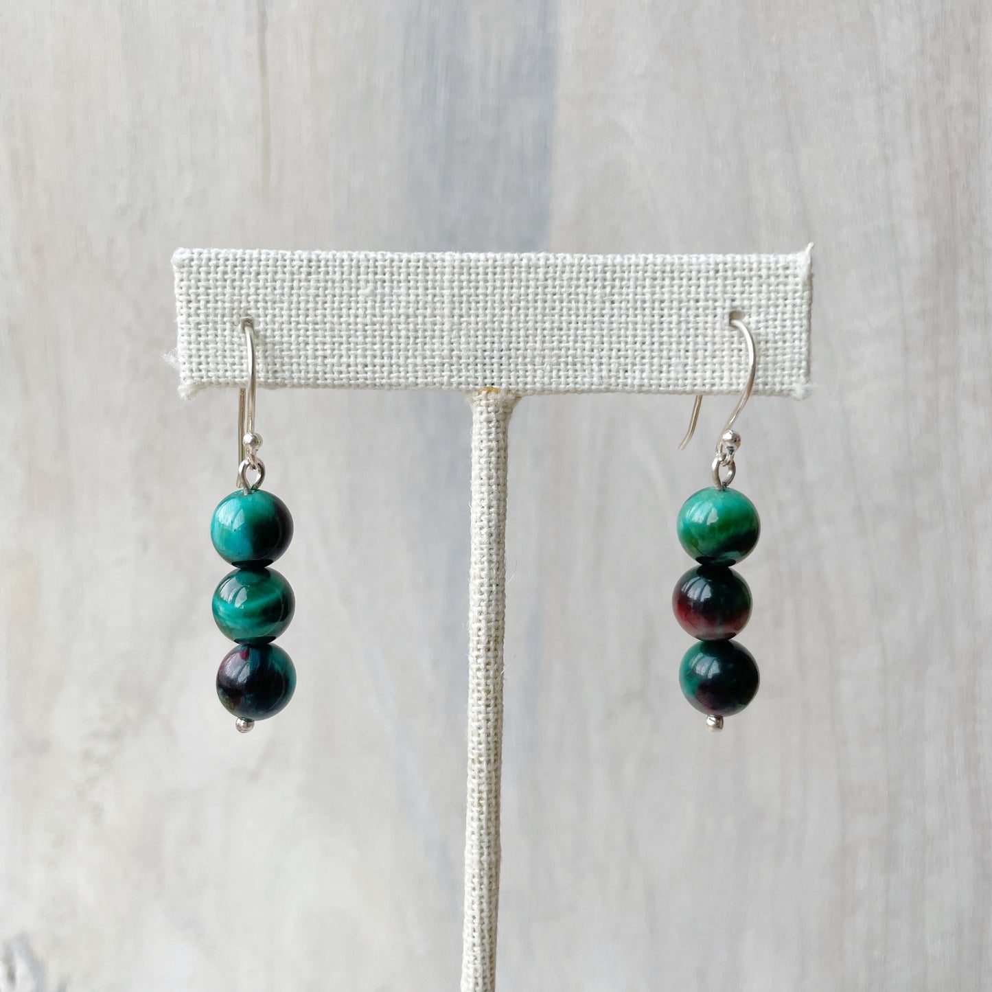 Gemstone Dangle Earrings