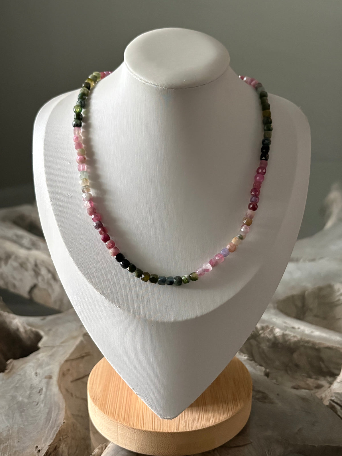 Tourmaline Cube Necklace