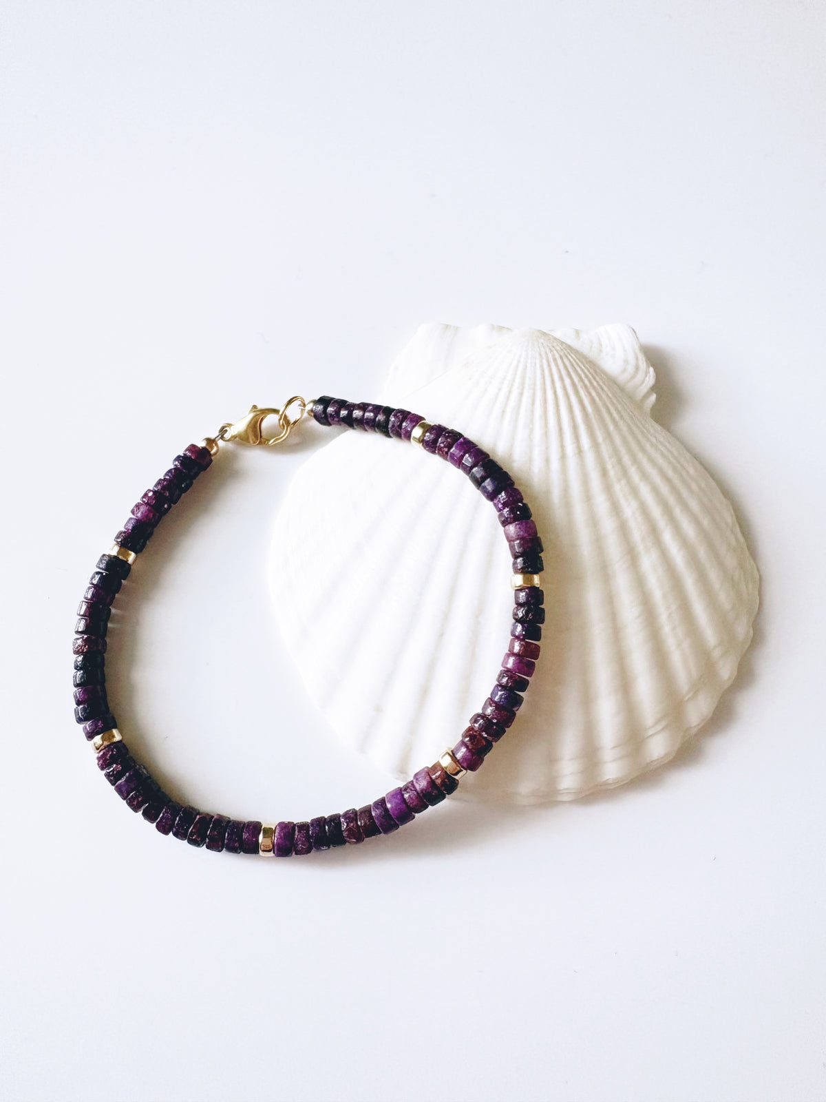 Lepidolite Heishi Bracelet