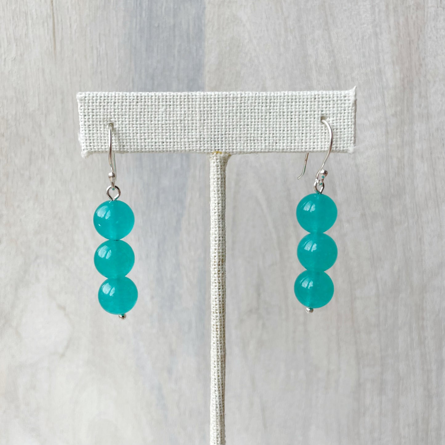 Gemstone Dangle Earrings