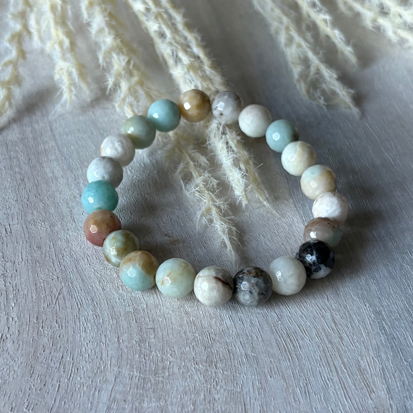 Faceted Amazonite Bracelet
