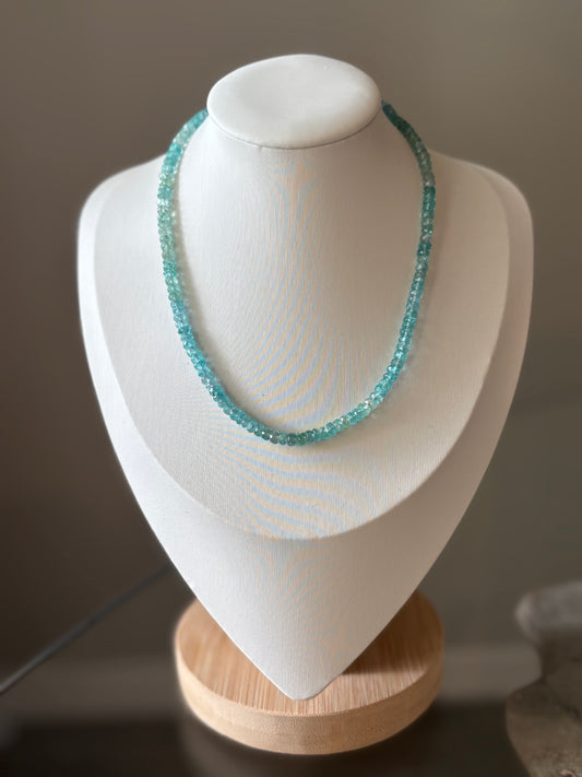 Apatite Necklace 14"