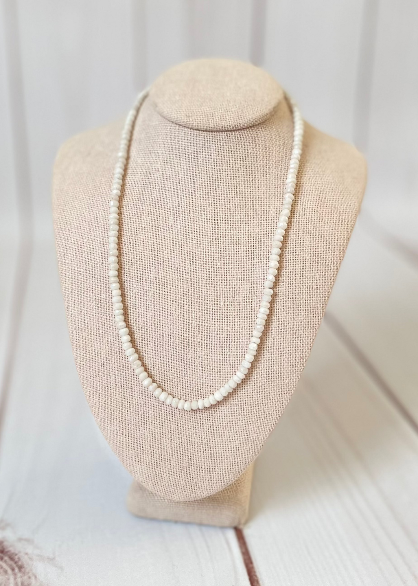 White Silverite Necklace