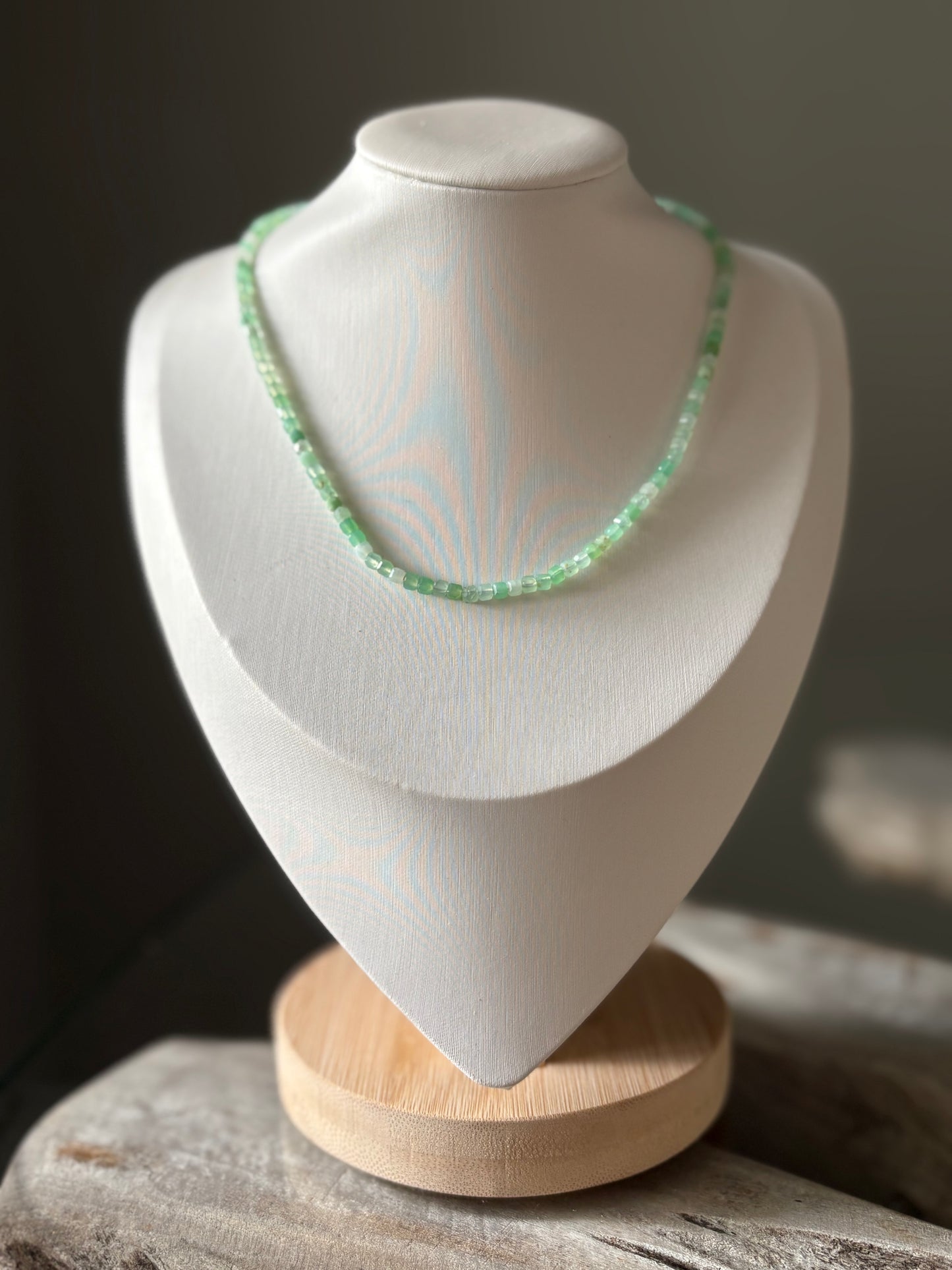 Chrysoprase Choker