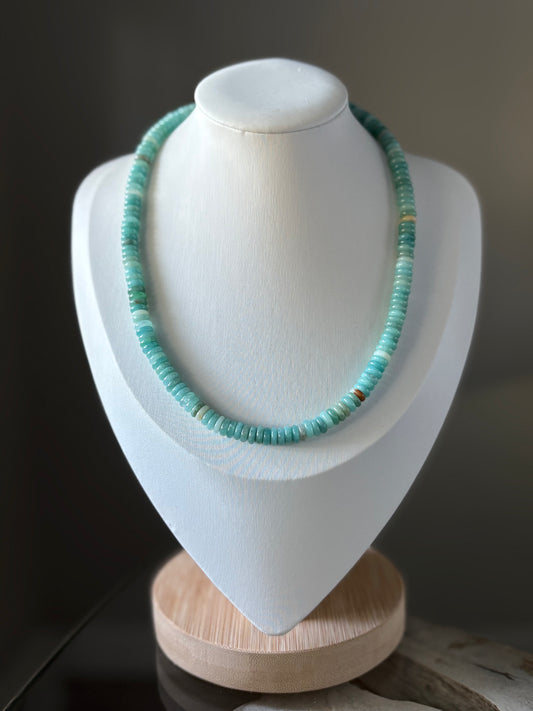 Dark Amazonite Necklae