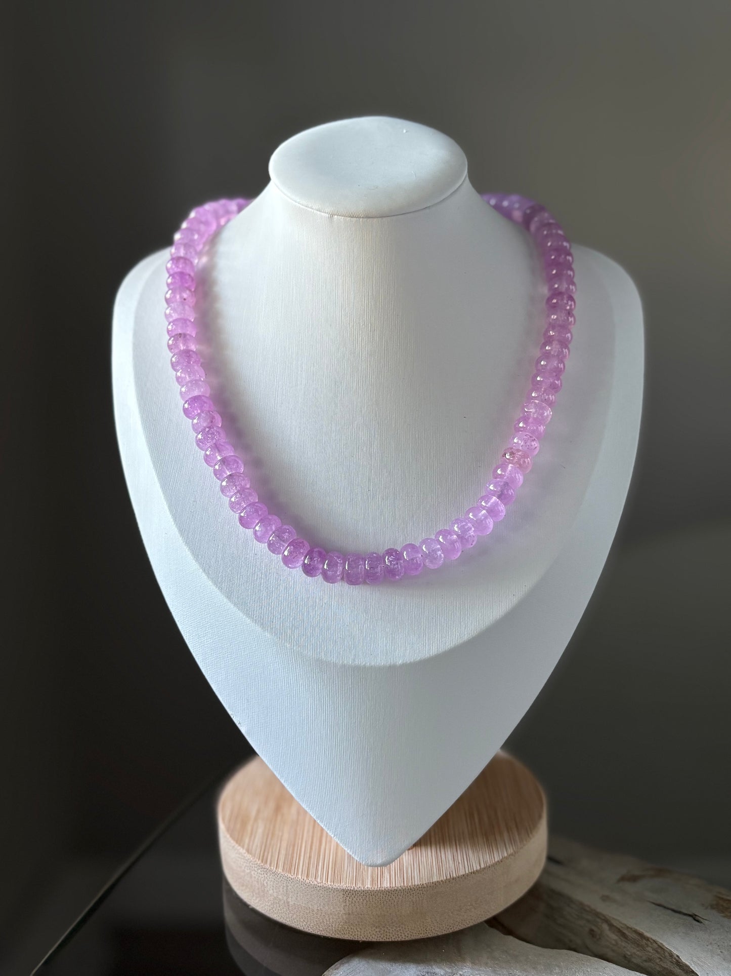 Kunzite Jade Necklace