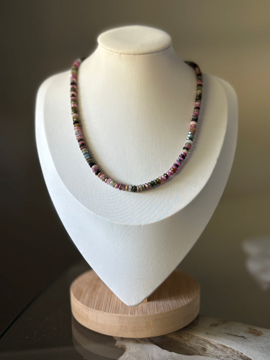 Faceted Tourmaline Necklace