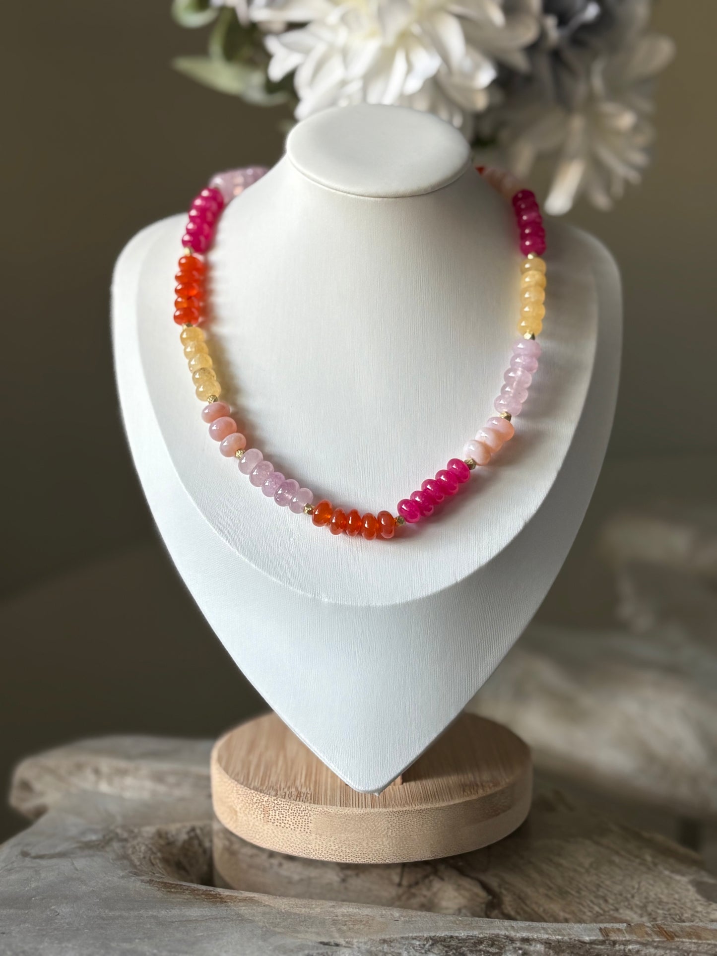 Summer Gemstone Mix Necklace