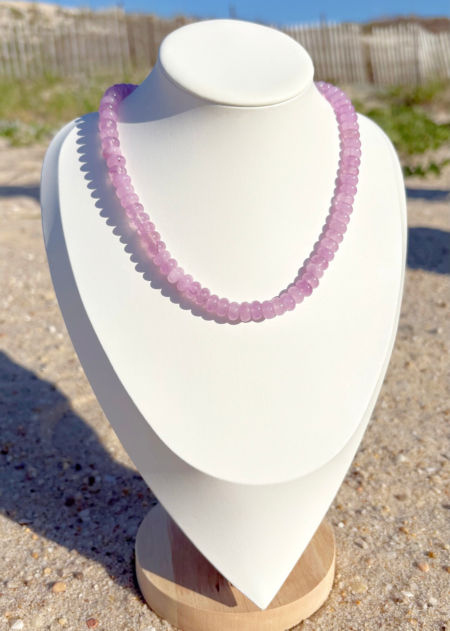Kunzite Jade Necklace
