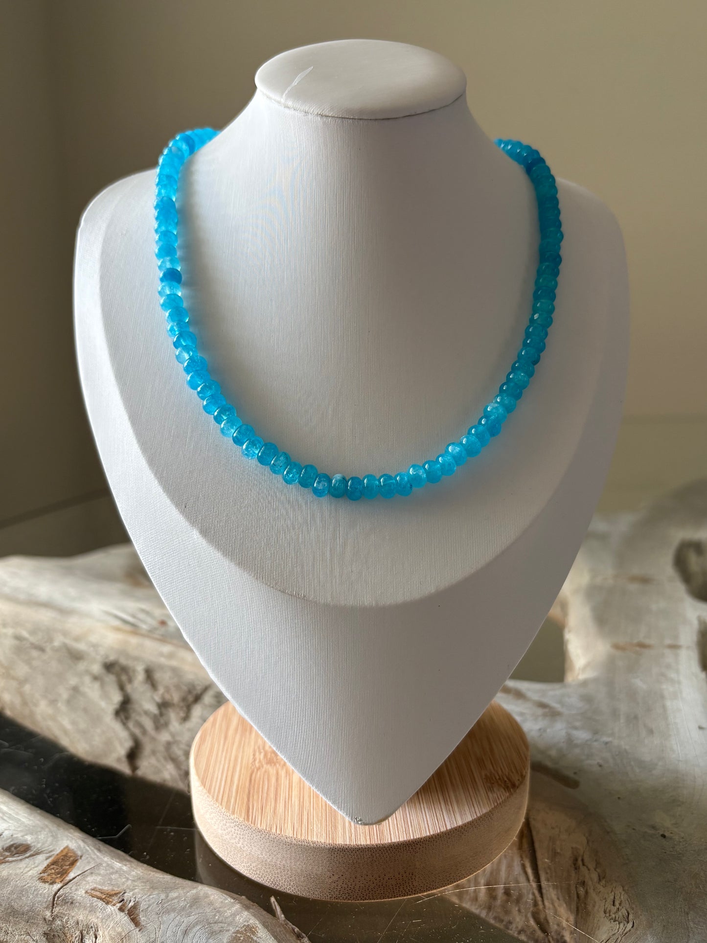 Pool Blue Jade Necklace