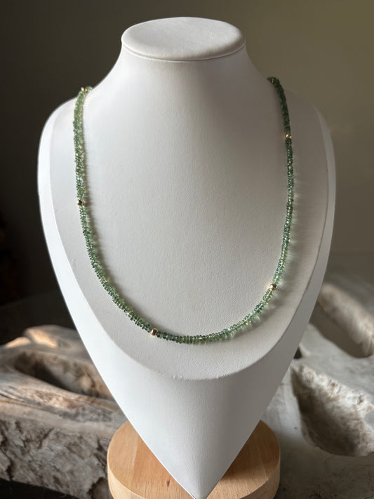 Green Apatite Necklace