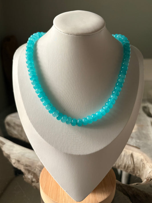 Aqua Jade Necklace