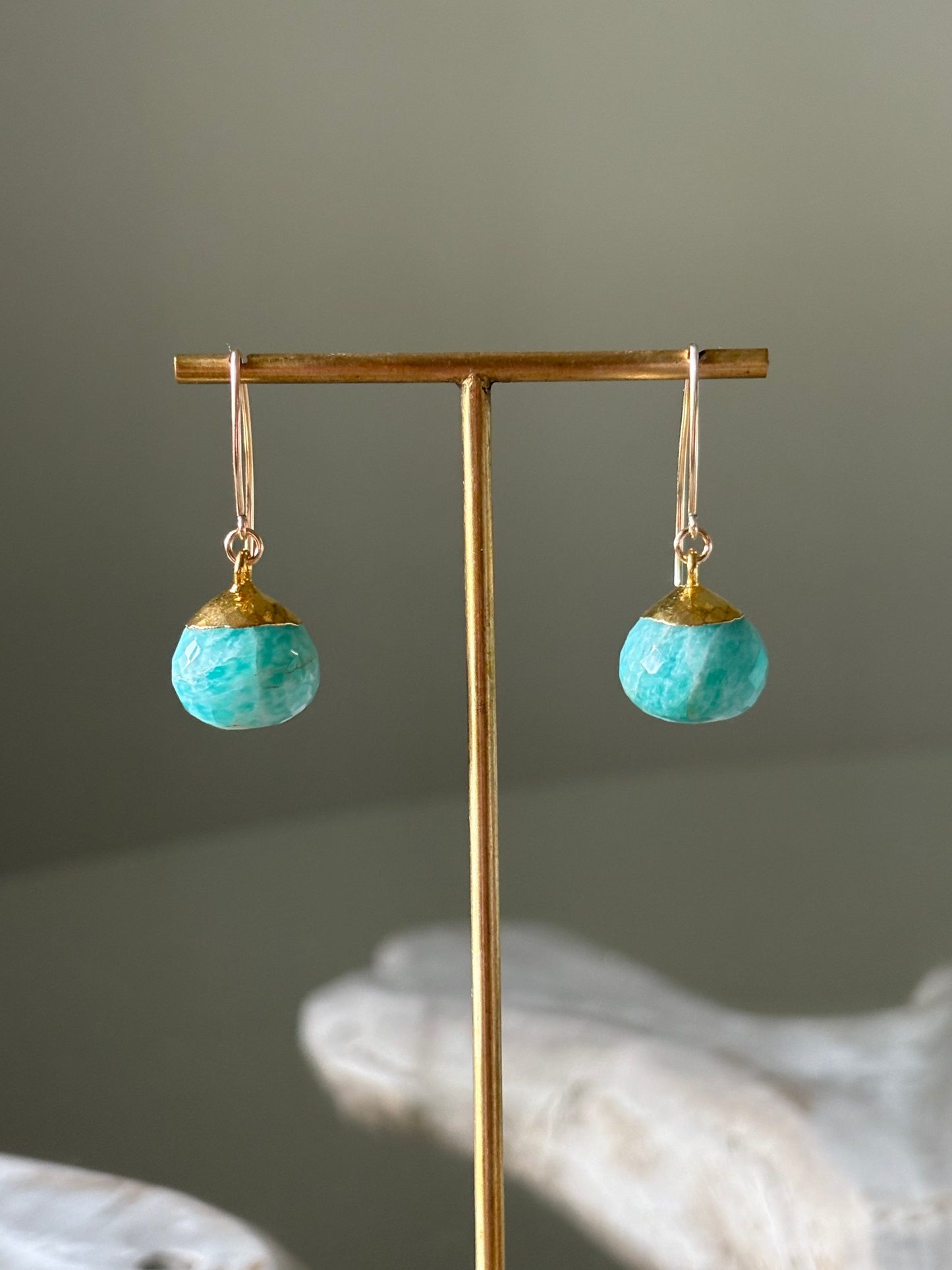 Amazonite Kiss Earrings