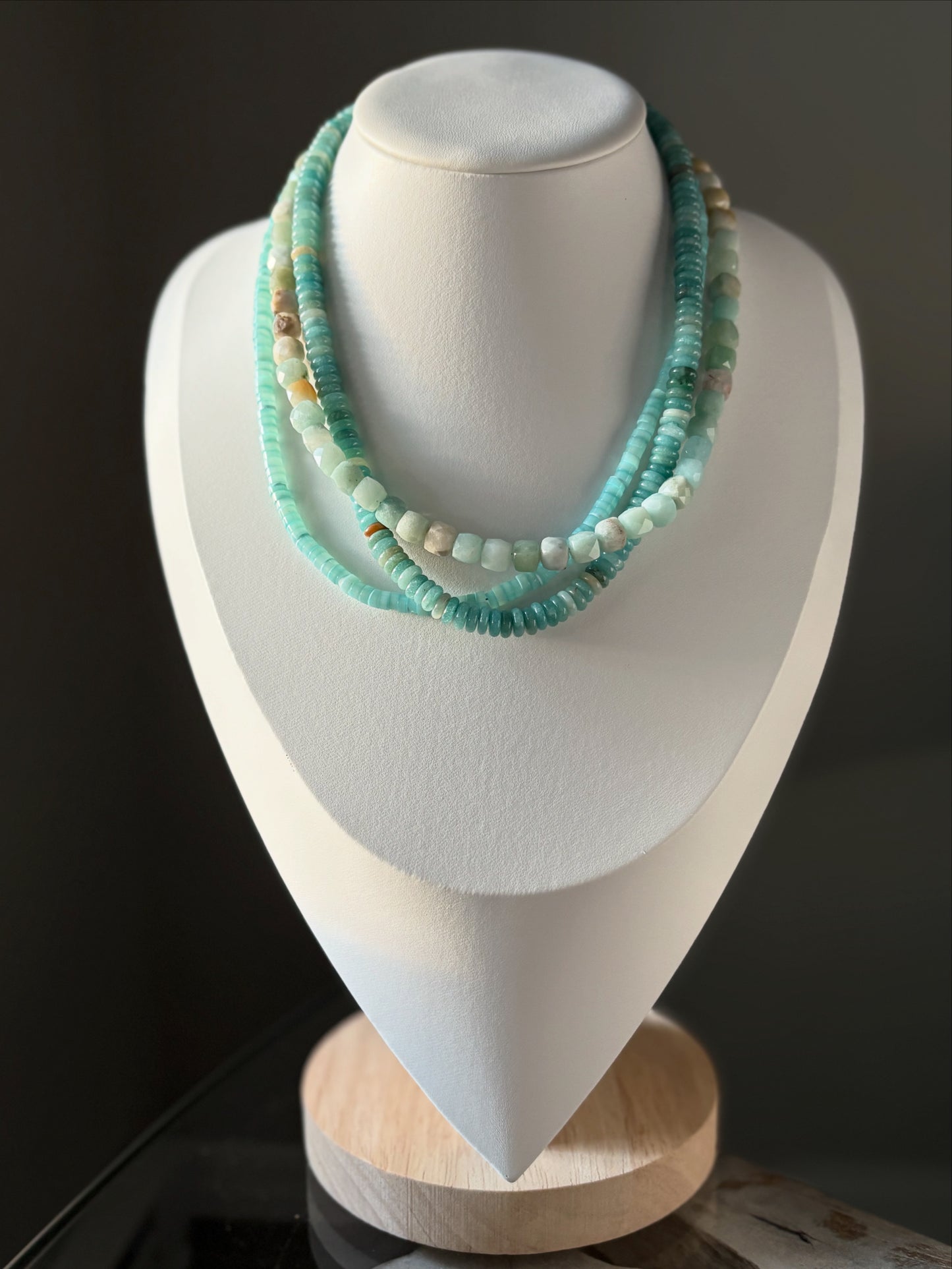 Dark Amazonite Necklae
