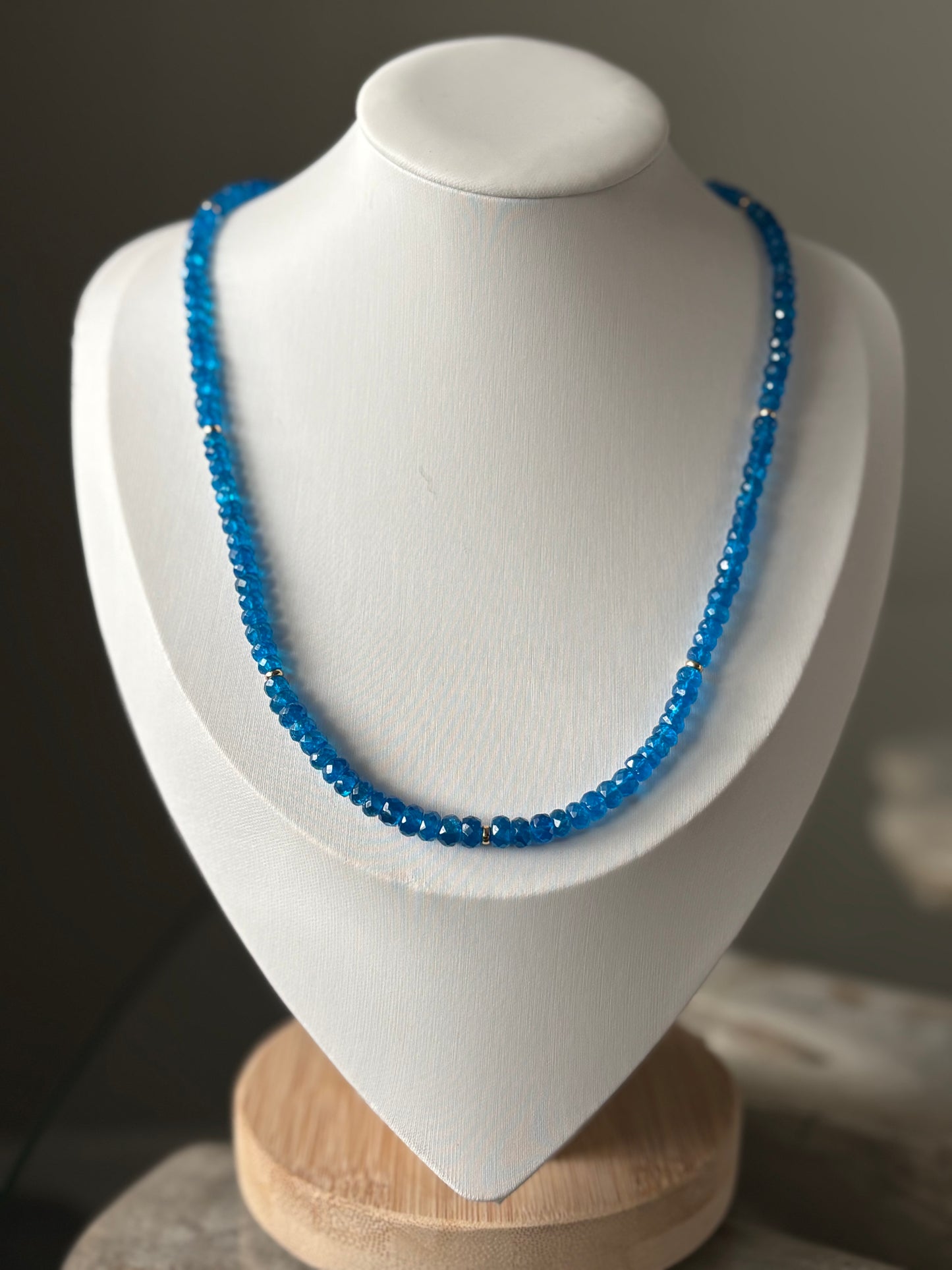 Neon Apatite Necklace
