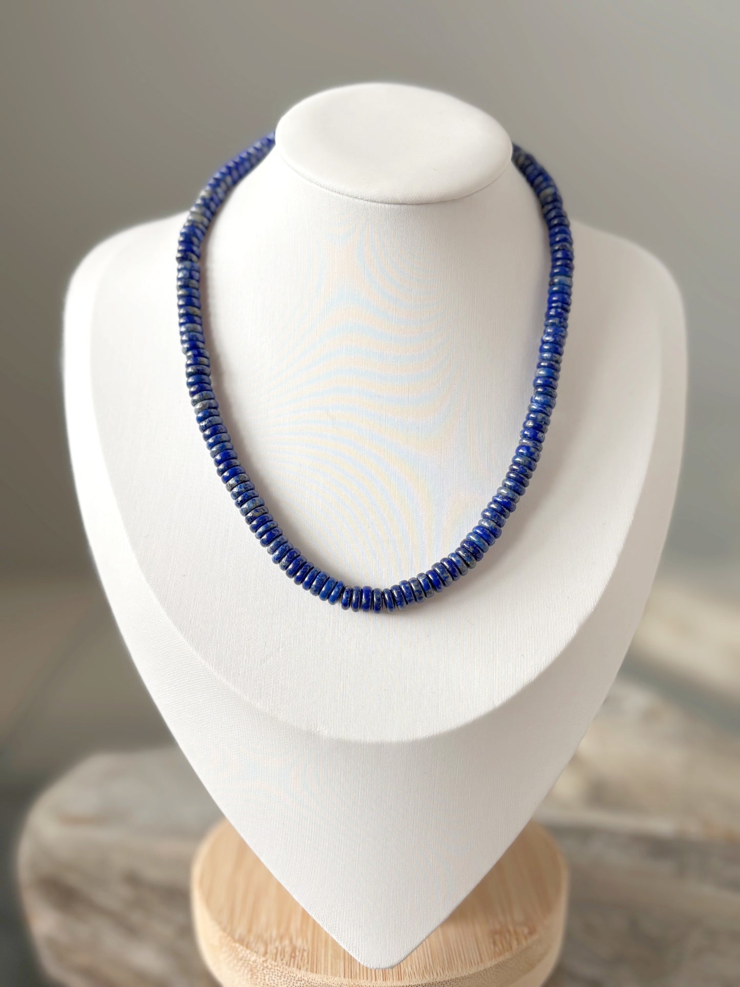 Lapis Necklace 14"-17"
