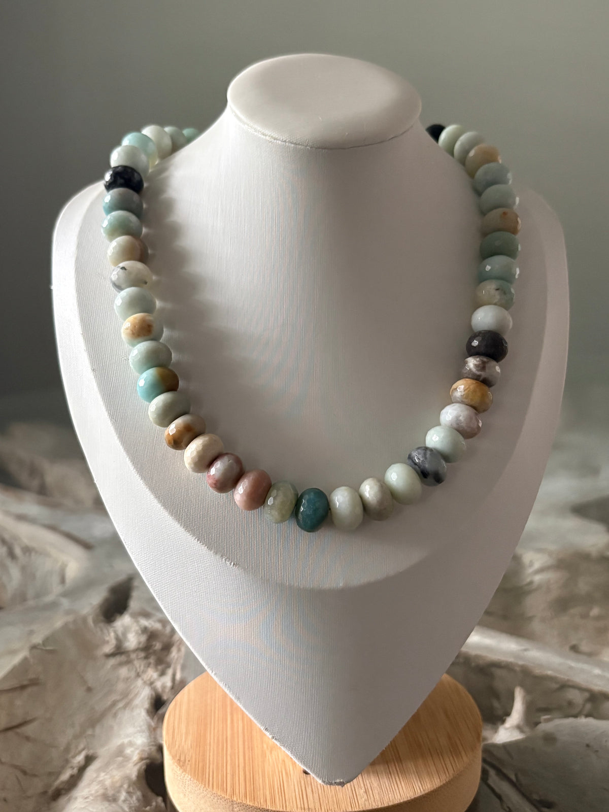 Faceted Amazonite Necklace