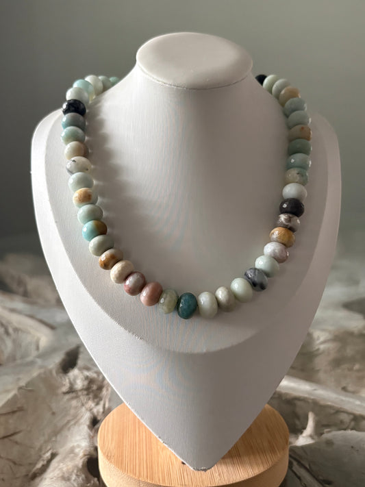 Faceted Amazonite Necklace
