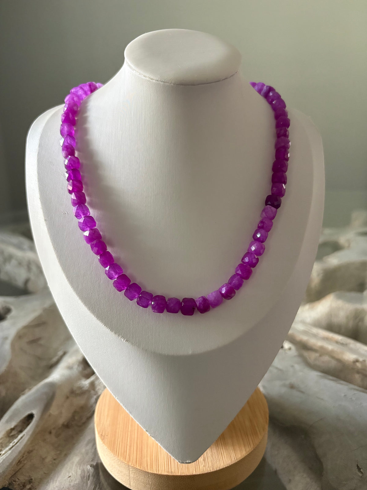 Purple Jade Necklace