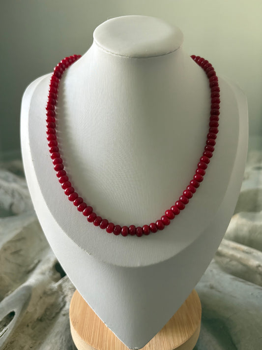 Red Jade Necklace