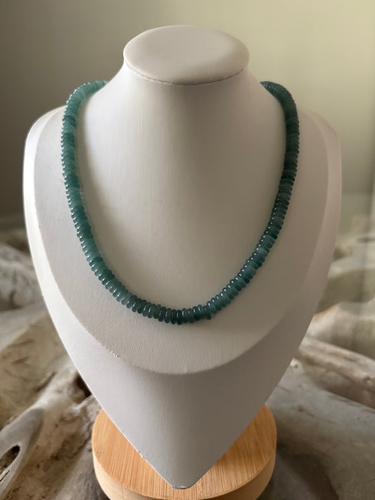 Dark Green Jade Necklace