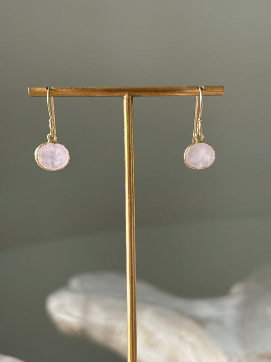 Rose Quartz Earrings