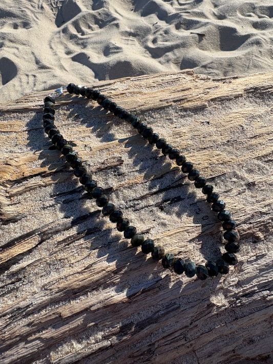 Dark Tiger Eye Necklace