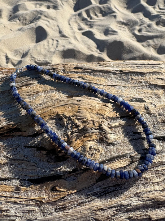 Sodalite Hexagon Necklace