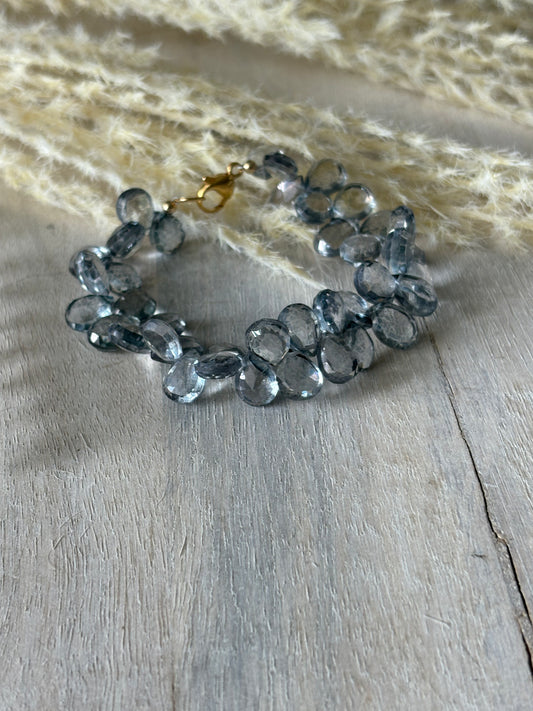 Topaz Briolette Bracelet