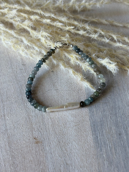 Beryl Pearl Bracelet